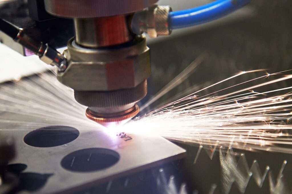 Taglio laser metallo per macchine per salumifici